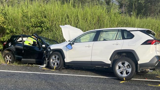 Tinana Bruce Hwy crash Monday, March 11, 2023.