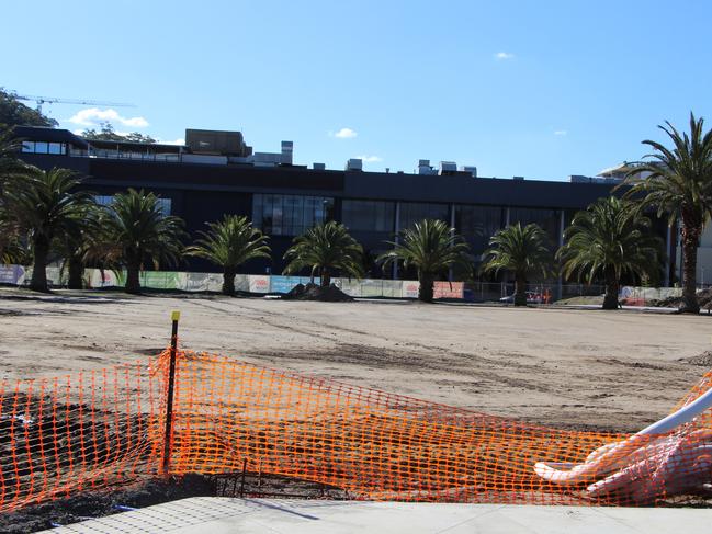 The playspace includes a sports field.