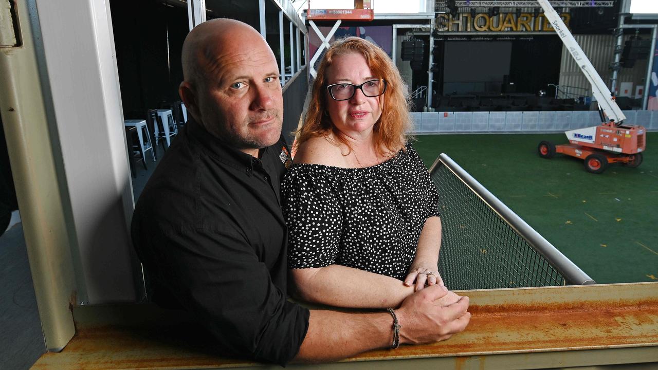 Night Quarter music venue owners Michelle Christoe and Ian Van der Woude. Picture: Lyndon Mechielsen