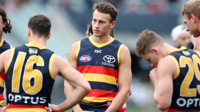 Tom Doedee is a clear leader at the Crows. Picture: Sarah Reed