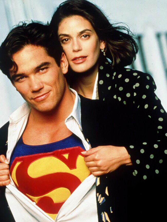 Lois and Clark. The New Adventures of Superman starred Dean Cain and Teri Hatcher. Picture:  Supplied
