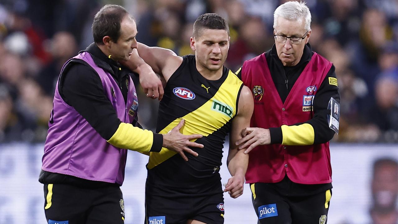 Dion Prestia is on track to return next week after completing concussion protocols. Picture: Getty Images