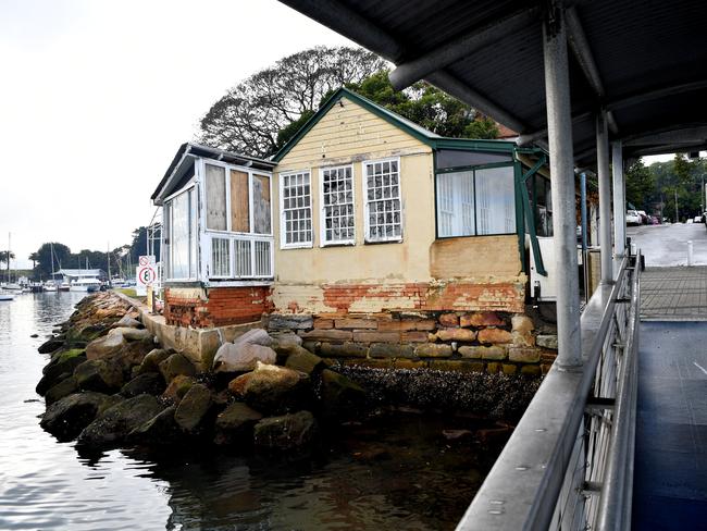 The Government stopped public ferries to the wharf in 2013 due to low patronage but private ferries can still access it.
