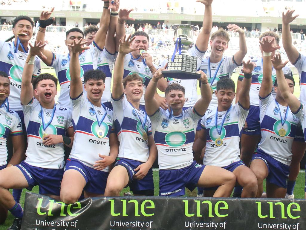 Warriors were crowned 2024 Harold Matthews champions in their first season of the under-17s competition. Picture: Warren Gannon Photography