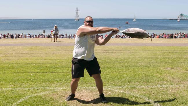 Tunarama’s iconic tuna toss competition is still up in the air with SA Health yet to sign off on the three-day event. Picture: Ivon Perrin