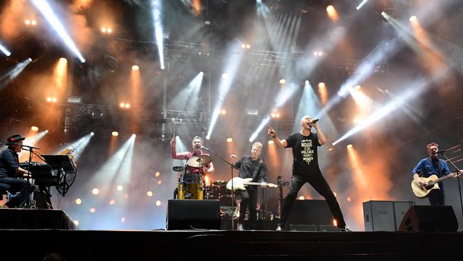 The Oils had planned to unveil their new music at Splendour In The Grass. Picture: Tony Mott/Supplied.