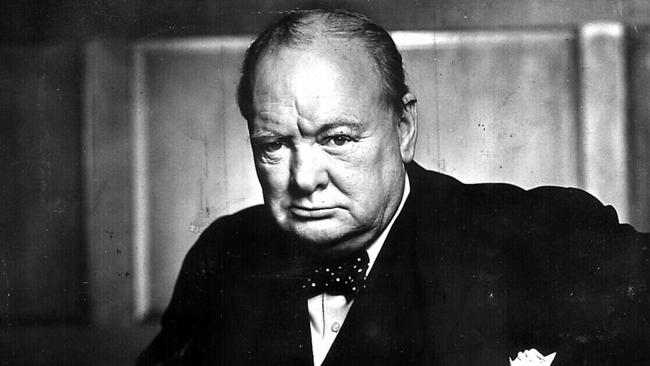 Britain’s wartime Prime Minister Sir Winston Churchill.