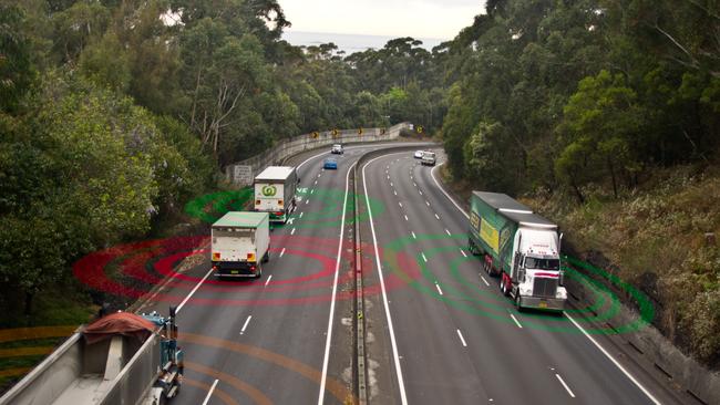 The Mt Ousley interchange is a dangerous stretch of road for motorists.