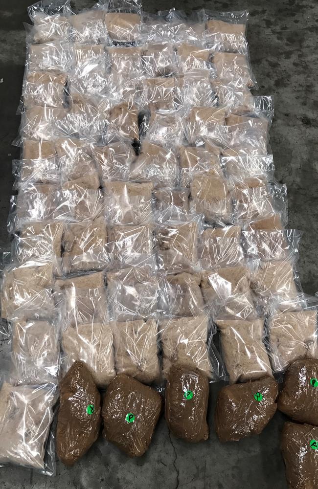 Police discovered 248 packages of what they allege was MDMA.