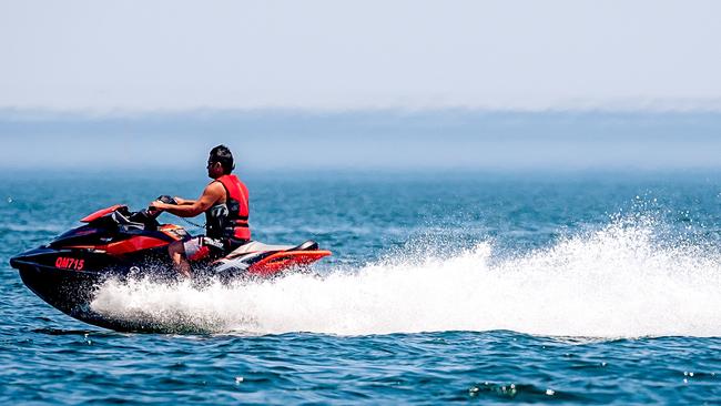 Police are ready to crack down on rogue jet skiers. Picture: Hamish Blair