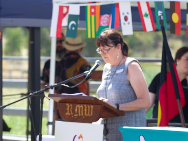 North Burnett Regional Council CEO Margot Stork welcomed guests to Eidsvold.