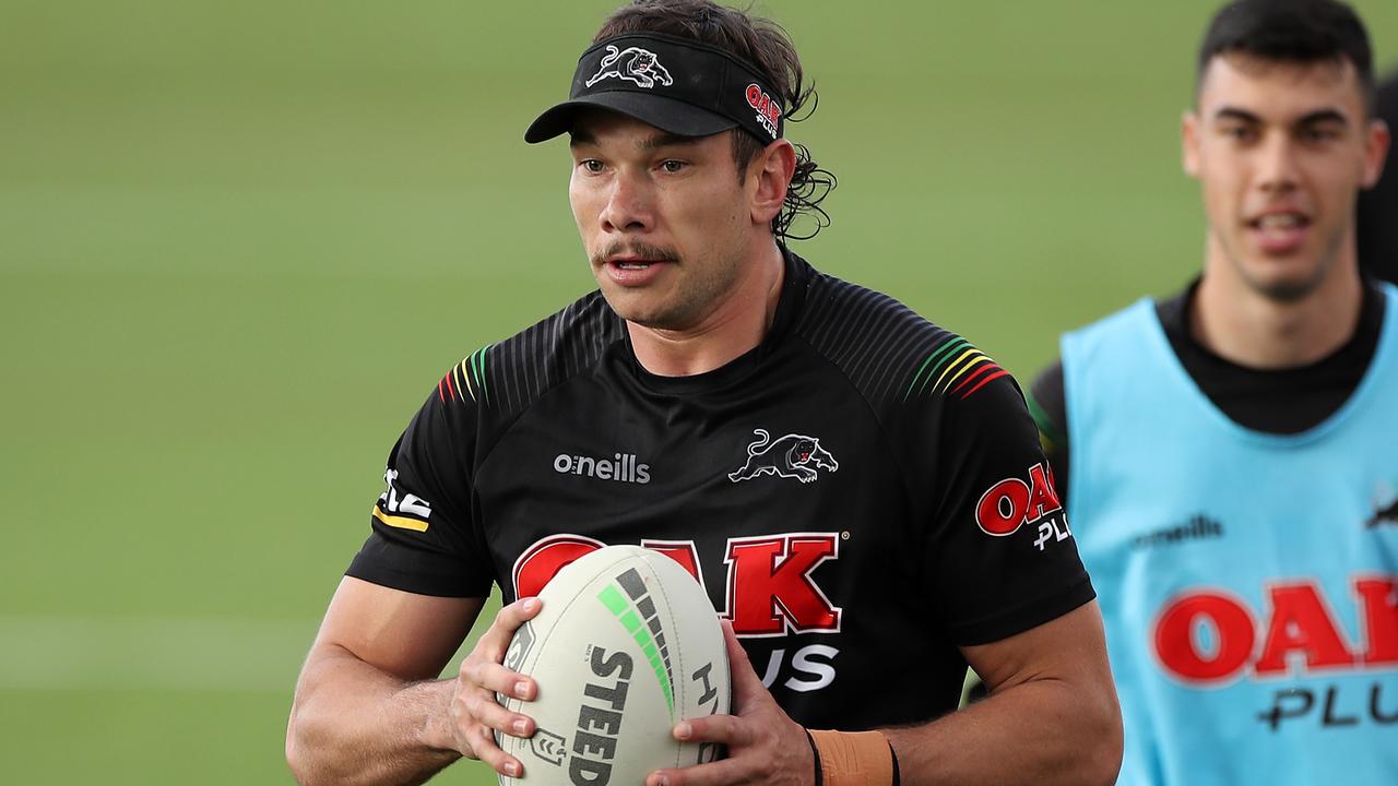 Brent Naden at Panthers training.