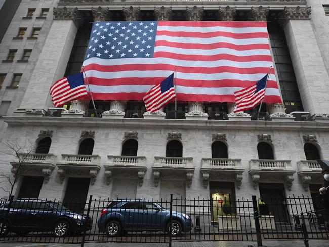 The New York Stock Exchange has finished its most disastrous quarter since 1938. Picture: AFP