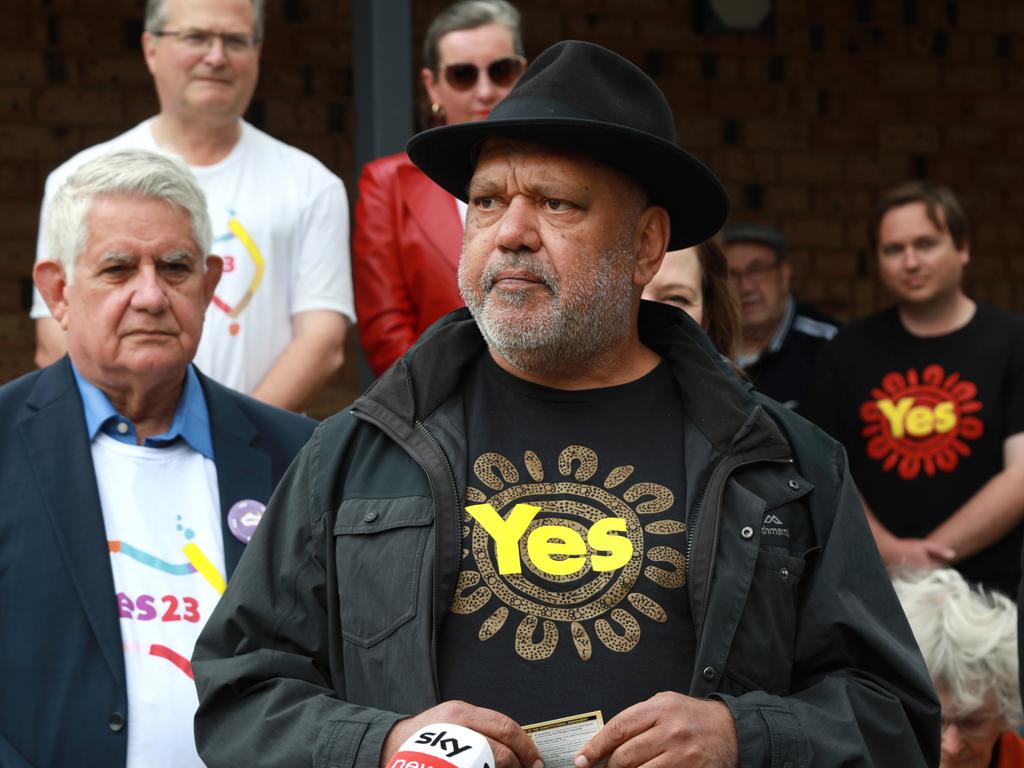 Indigenous leader Noel Pearson and former Liberal Minister for Indigenous Affairs the Hon Ken Wyatt. Picture: NCA NewsWIRE/Philip Gostelow