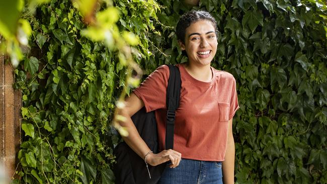 University of Sydney student Caitlin Abood. Picture Hollie Adams.