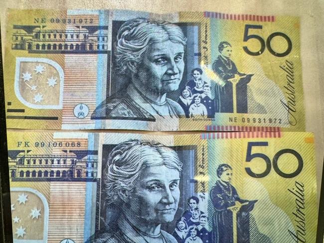 Police are investigating an alleged incident involving counterfeit currency in Bowen on November 27. Picture: QPS