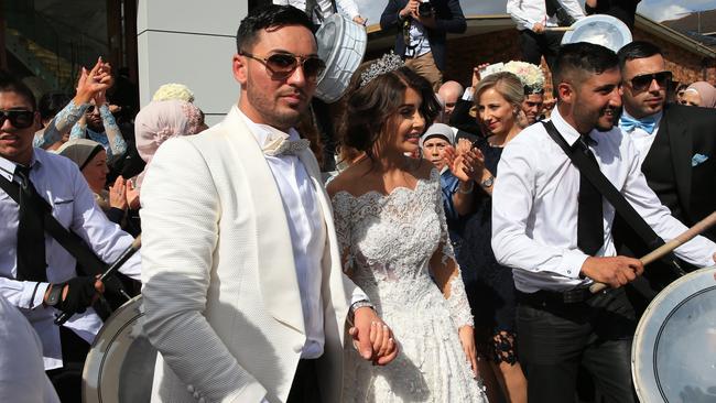 Salim Mehajer married Aysha Learmonth in August 2015 in the so-called ‘wedding of the century’. Picture: Toby Zerna