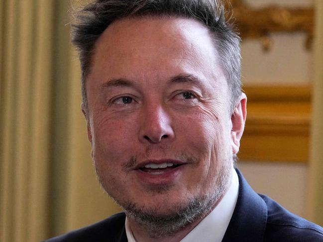 SpaceX, Twitter and electric car maker Tesla CEO Elon Musk meets with France's President at the Elysee presidential palace in Paris on May 15, 2023. (Photo by Michel Euler / POOL / AFP)