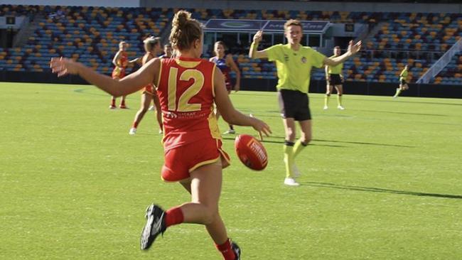 Molly Ritson in action for the Suns. Picture: Supplied