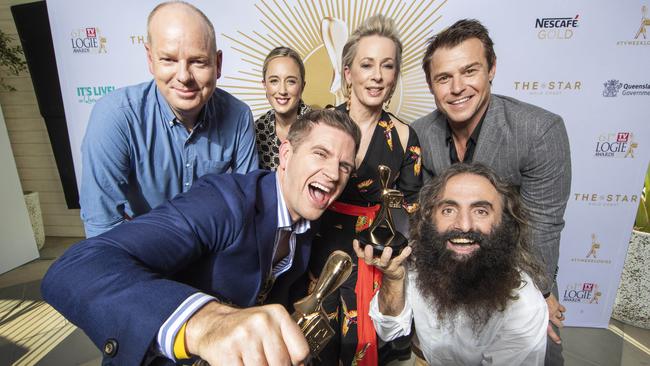 Tom Gleeson is up against Costa Georgiadis, Amanda Keller, Sam Mac, Eve Morey, Rodger Corser and Waleed Aly (not pictured). Picture: Nigel Hallett