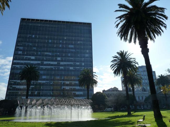 Orica House, or ICI House, was the first glass skyscraper built in Australia. Picture: HWT Library.