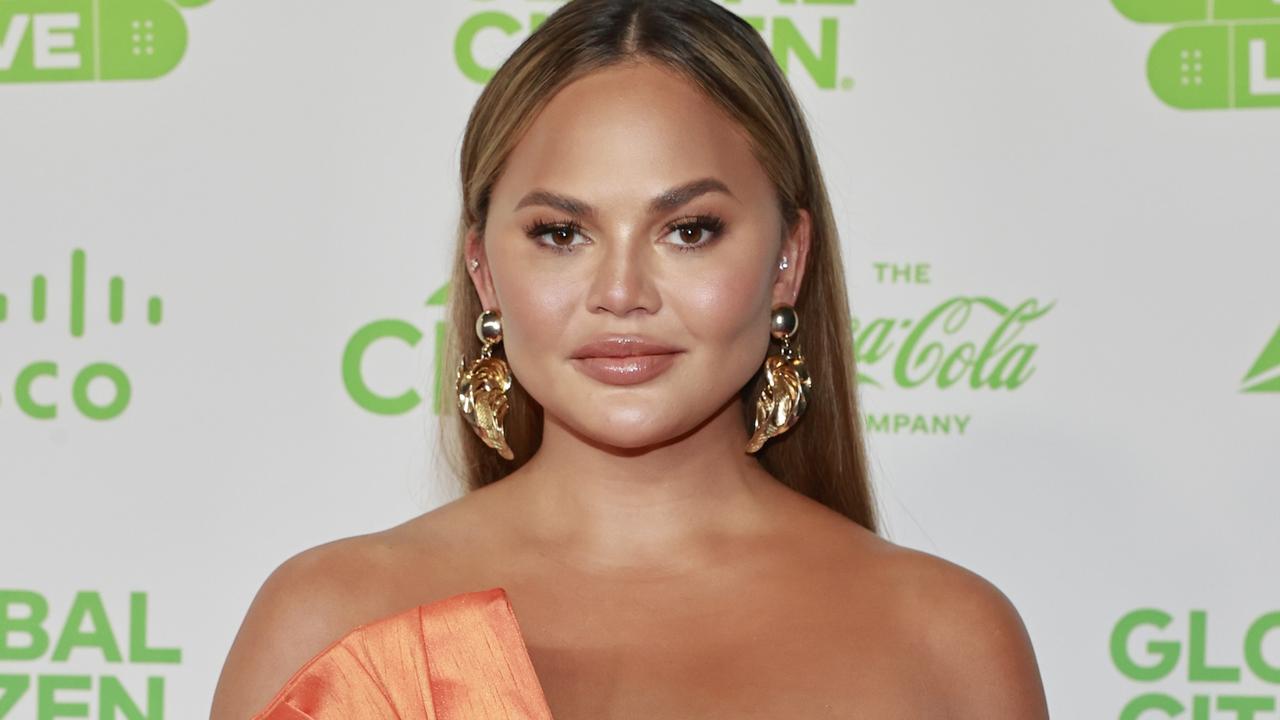 Chrissy Teigen at the Global Citizen VAX LIVE: The Concert To Reunite The World. Picture: Emma McIntyre/Getty Images for Global Citizen VAX LIVE