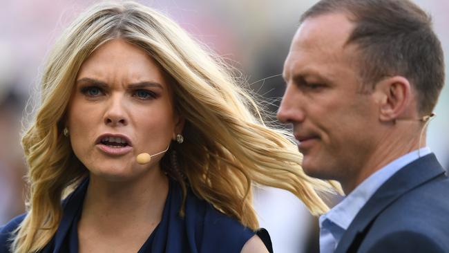 Erin Molan and Darren Lockyer were part of the Channel 9 team.