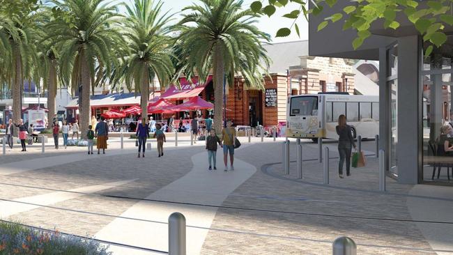 Artist impressions of Jetty Road at Glenelg. Picture: Supplied