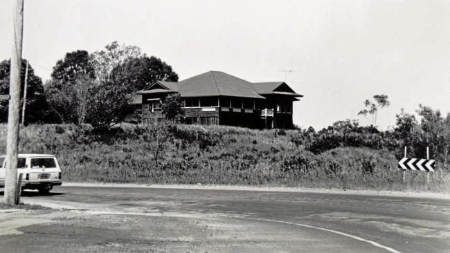 EXHIBITS: Pictures taken of Fitzgerald Inquiry Commission exhibits showing illegal casinos operating in Noosa. This is the site of the old Wallace Estate on Eumundi-Noosa Rd, which was a suspected illegal casino. Wallace House is now an arts and crafts centre in Noosaville.