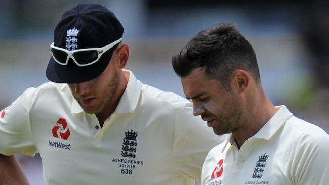 England pacemen Stuart Broad (left) and Jimmy Anderson have struggled this Ashes tour.