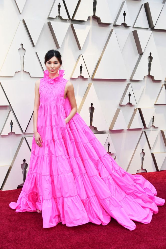 <p><strong>Gemma Chan in Valentino (2019)</strong></p><p>Gemma Chan&rsquo;s spellbinding pink Valentino Haute Couture dress also had covert qualities. Inside the voluminous composition, there were hidden pockets where the <em>Crazy Rich Asians</em> actress could stow away snacks (for her, cookies) during the notoriously long show. Chan told <em>Entertainment Tonight</em> on the red carpet: &ldquo;It&rsquo;s a long ceremony&hellip; you don&rsquo;t get dinner.&rdquo;</p>