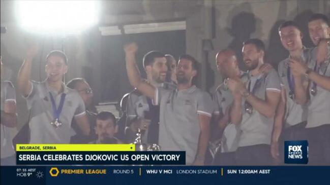 Serbia celebrates Djokovic and basketball team