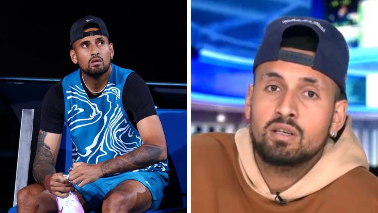 Nick Kyrgios playing in Australia and on Piers Morgan's show.