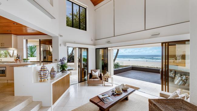 Inside the $28m Hedges Ave, Mermaid Beach property.