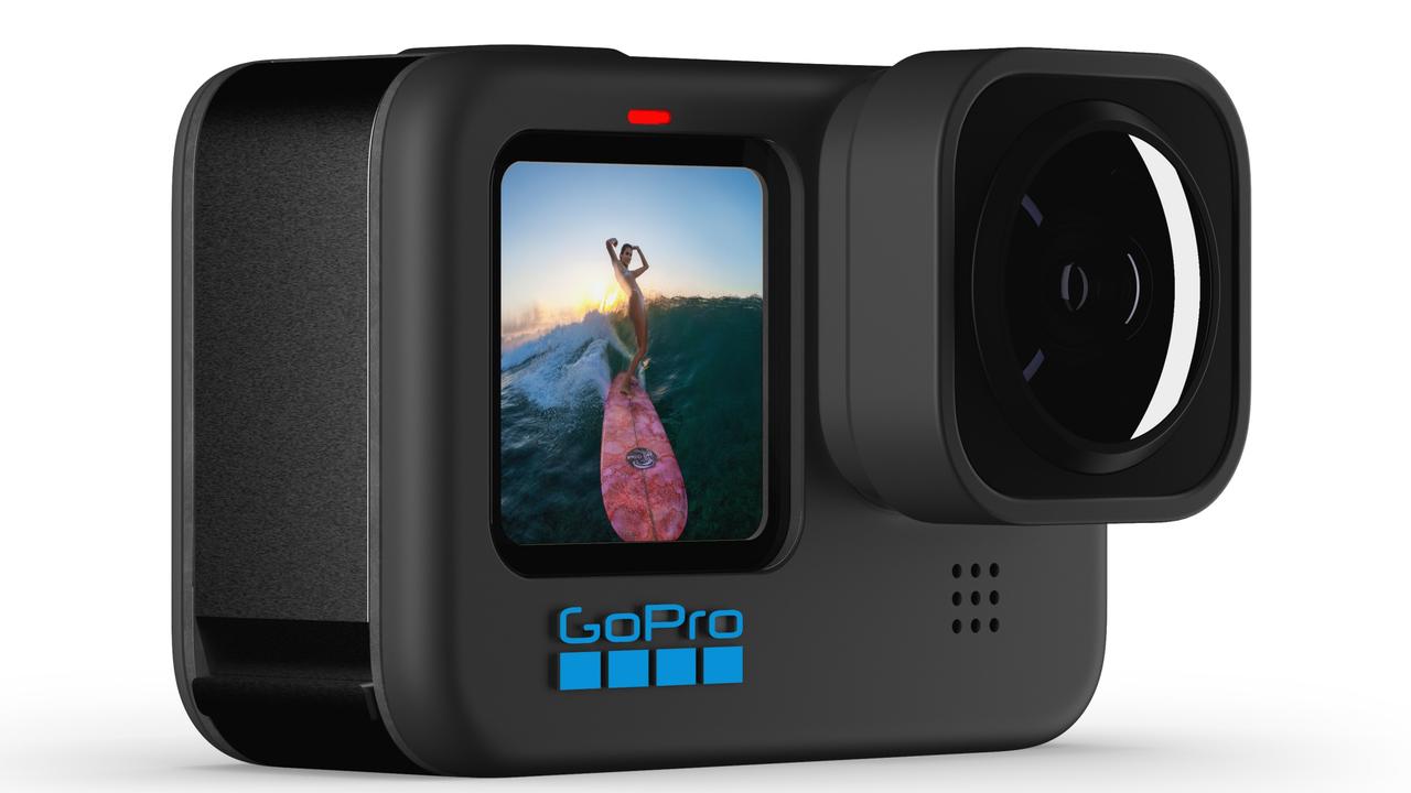 The GoPro Hero 10 Black action camera captures highest photo resolution to date and feature a faster chip for speedy operation.