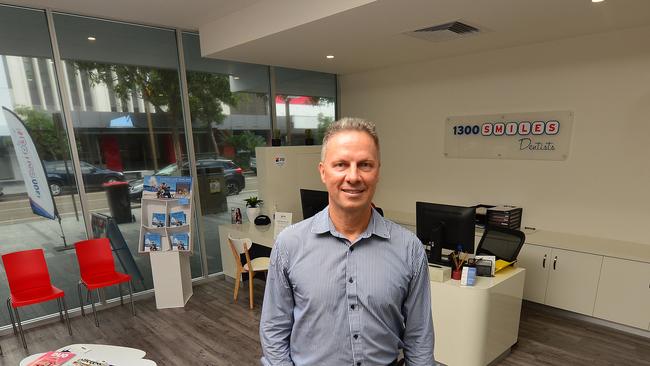 Owner of 1300Smiles, Daryl Holmes opened a dental clinic on Flinders St, Townsville and constructed two rental properties above the business. PHOTO: Zak Simmonds