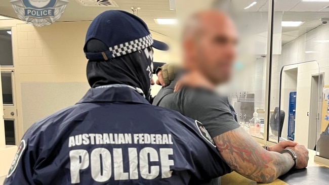 Comancheros Bikie Boss Mark Buddle Detained In Dramatic Airport Arrest After Extradition From