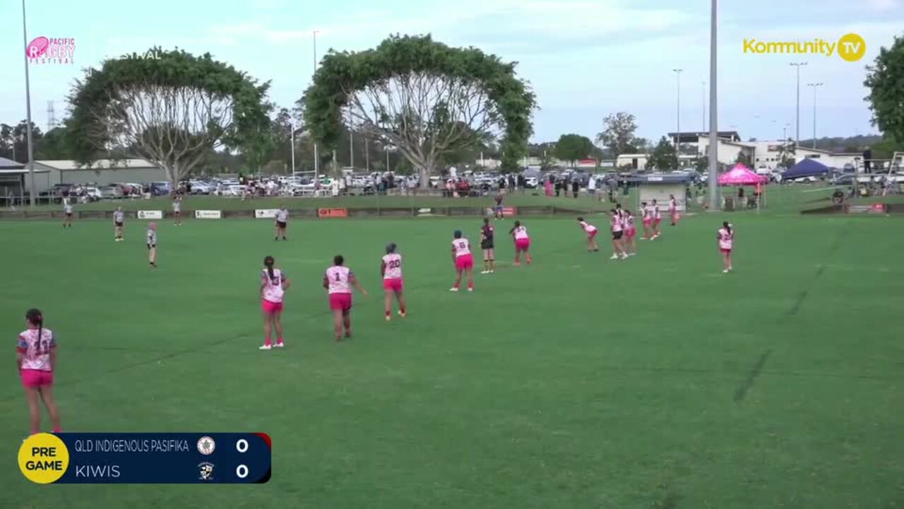 Replay: Queensland Indigenous and Pasifika v Queensland Kiwi (U16 girls) - 2024 Pacific Youth Rugby Festival Day 1