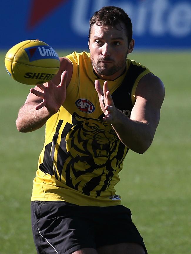 Richmond premiership ruckman Toby Nankervis.