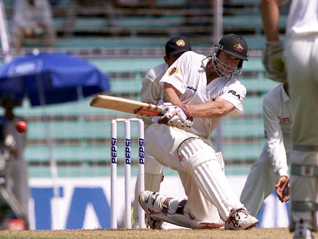 Matthew Hayden took the broom to India with a sweep-a-thon in 2001.