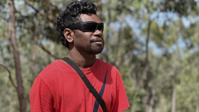 Gapuwiyak musician and Drifting Clouds frontman Terry Dhumbarpar Guyula. Picture: Fia Walsh.