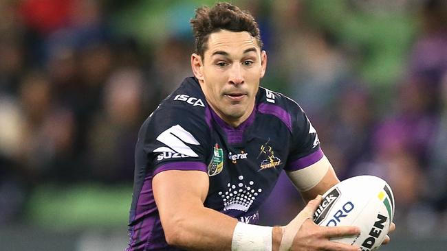 Billy Slater in action for the Storm. Picture: Wayne Ludbey