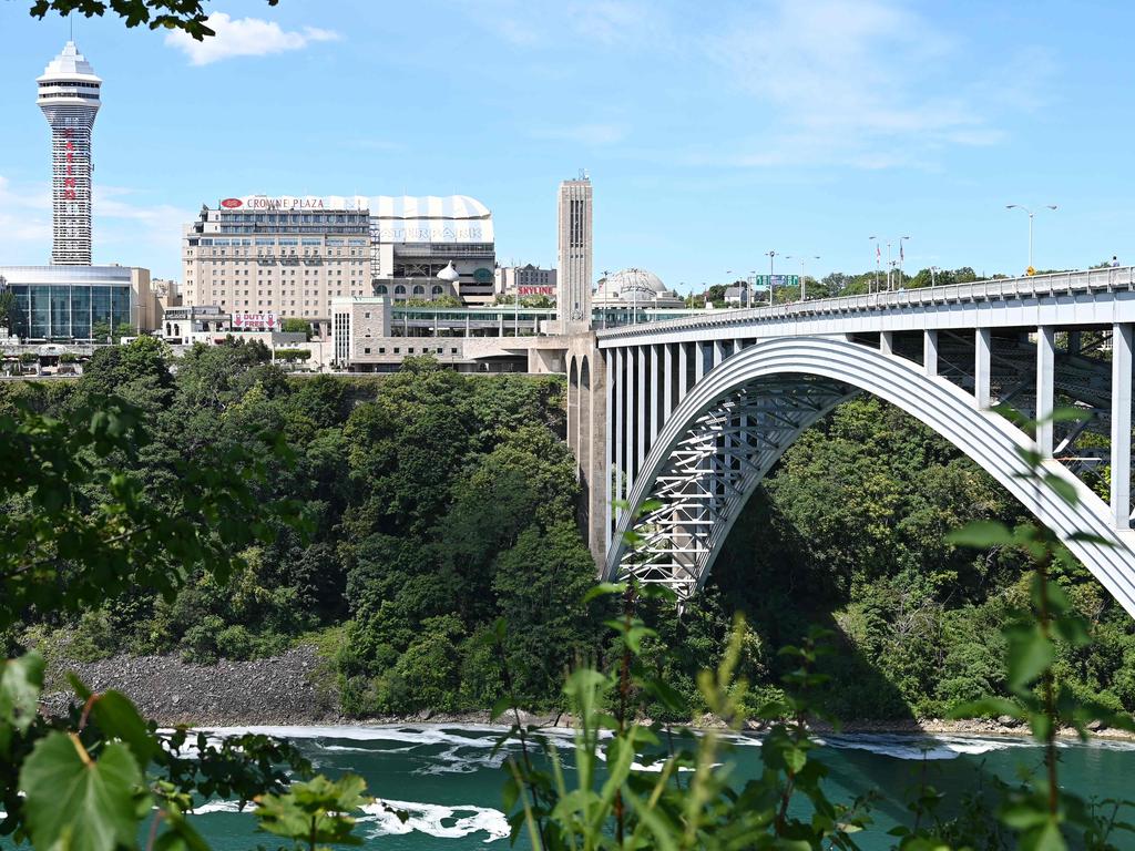 The Rainbow Bridge crosses from the United States into Canada at Niagara Falls. Picture: Daniel SLIM / AFP