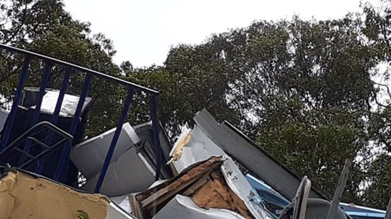 Asbestos has been dumped illegally at Nikenbah transfer station, forcing the council to fork out thousands of dollars from taxpayers to safely remove the material. Picture: Fraser Coast Council