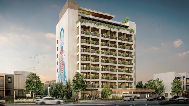 Artist’s impression of the MH Hotel in Port Adelaide.