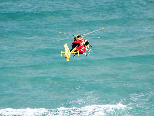 The search for the missing Yak-52 plane around South Stradbroke Island (Jumpinpin) where the pilot and passenger on board are still missing. Picture: NIGEL HALLETT