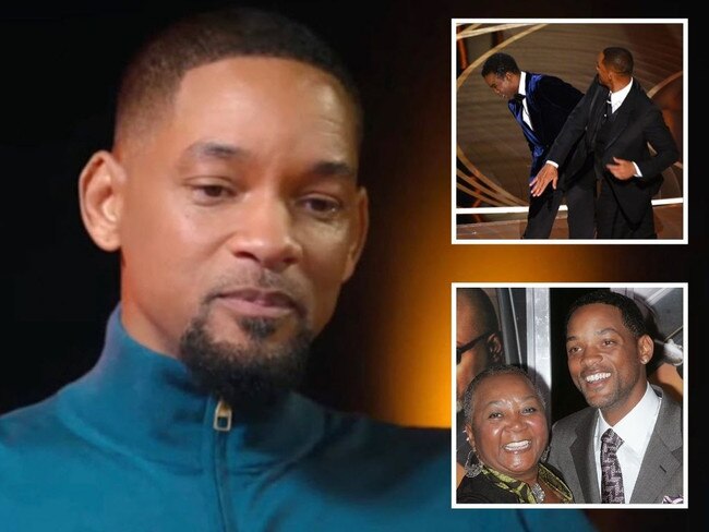 Will Smith spoke about his mother's abuse to David Letterman. Pictures: Netflix, Getty