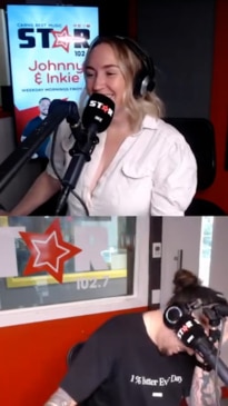 Radio host shocked after pregnancy revealed on air