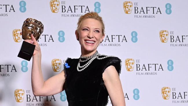 Cate Blanchett won the Best Actress BAFTA. Picture: Justin Tallis/AFP