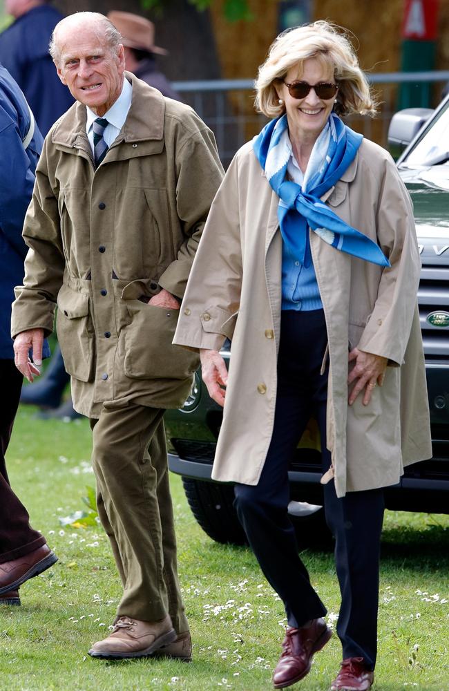 Prince Philip and Penny Knatchbull in 2007. Picture: Max Mumby/Indigo/Getty Images